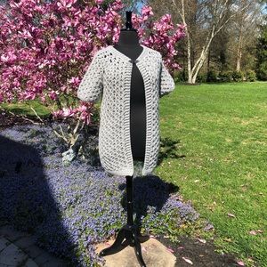 Handmade Open Short Sleeve Cardigan by BLD